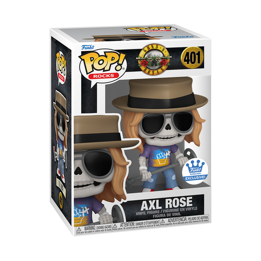 Funko Pop! Guns N Roses : Axl Rose 401 Funko Shop Exclusive + Pop Protector