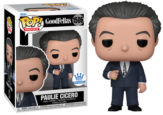 Funko Pop! GoodFellas - Paulie Cicero 1506 Funko Shop Exclusive + Free Protector