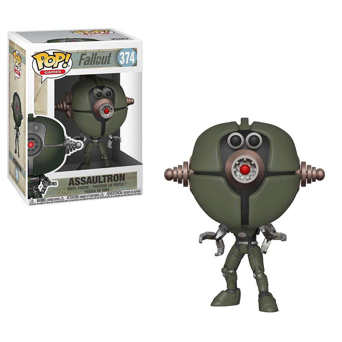 Funko Pop! Fallout : Assaultron 374 (VAULTED) + Pop Protector