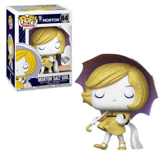 Funko Pop! Morton Salt Girl 84 Diamond BoxLunch Exclusive Figure + Pop Protector
