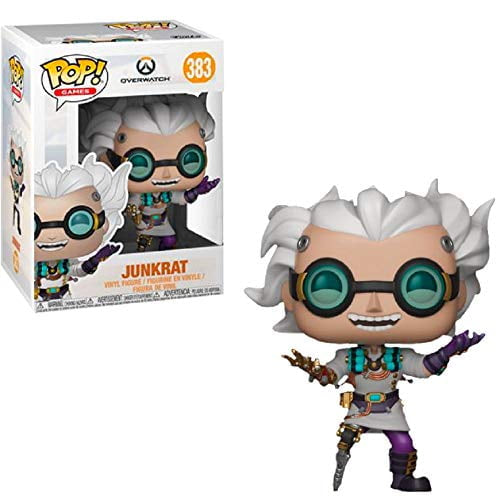 Funko Pop! Overwatch Junkrat 383 BoxLunch Exclusive + Pop Protector