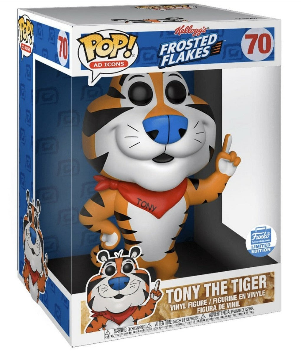 Funko Pop! Kellog’s Frosted Flakes - Tony The Tiger 70 Funko Dhop Exclusive 10-Inch Figure