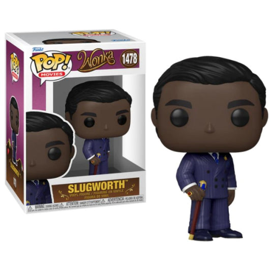 Funko Pop! Wonka : Slugworth 1478 + Pop Protector