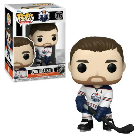Funko Pop! NHL Oilers - Leon Draisaitl 76 Figure + Pop Protector