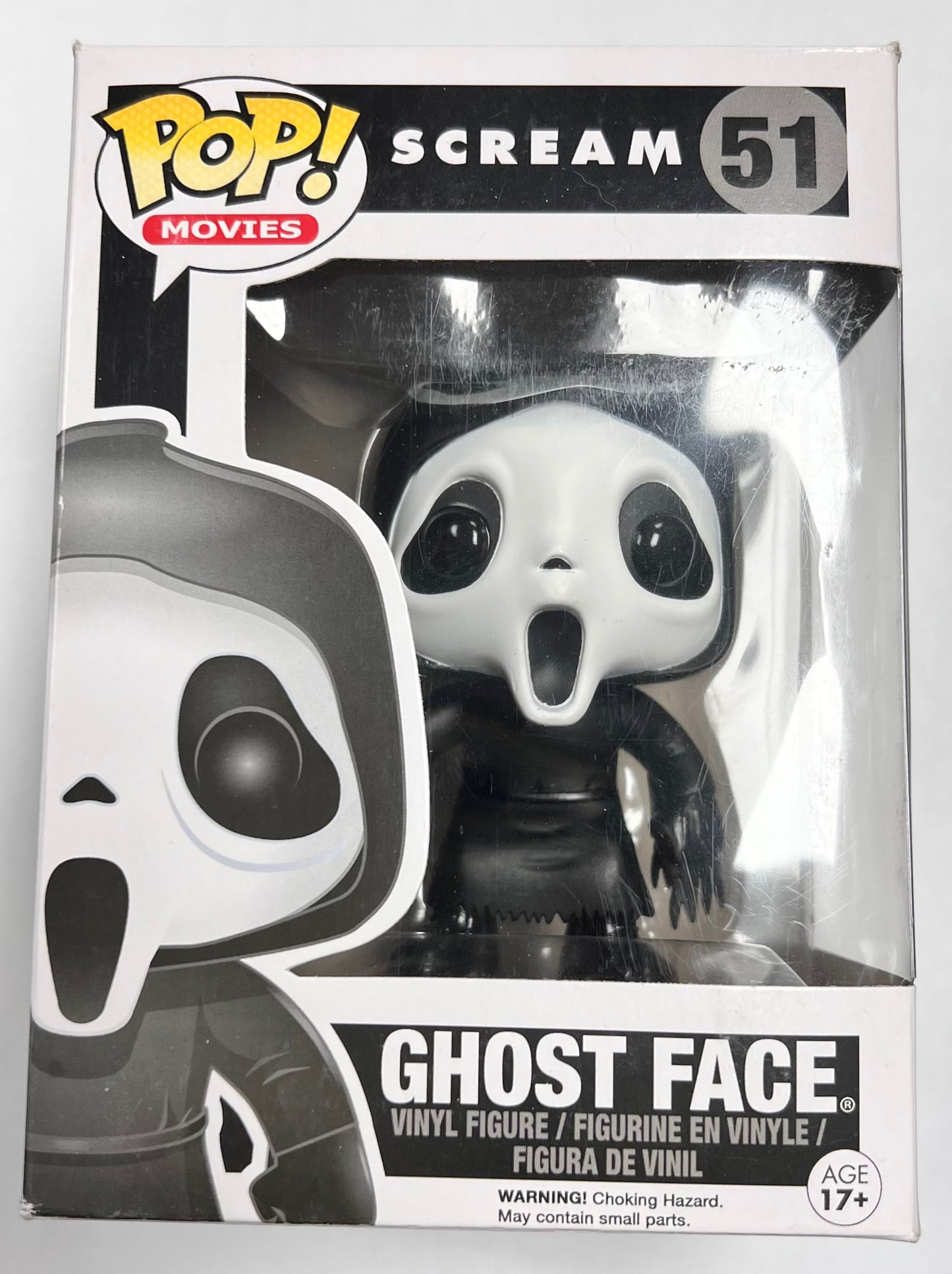 Funko Pop! Movies: Scream Ghost Face #51 Vaulted Very Rare + Protector
