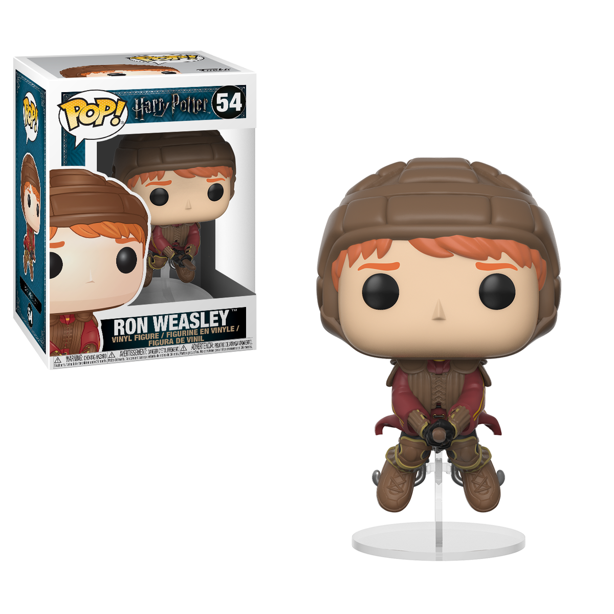 Funko Pop! Harry Potter Ron Weasley Flying 54 + Pop Protector