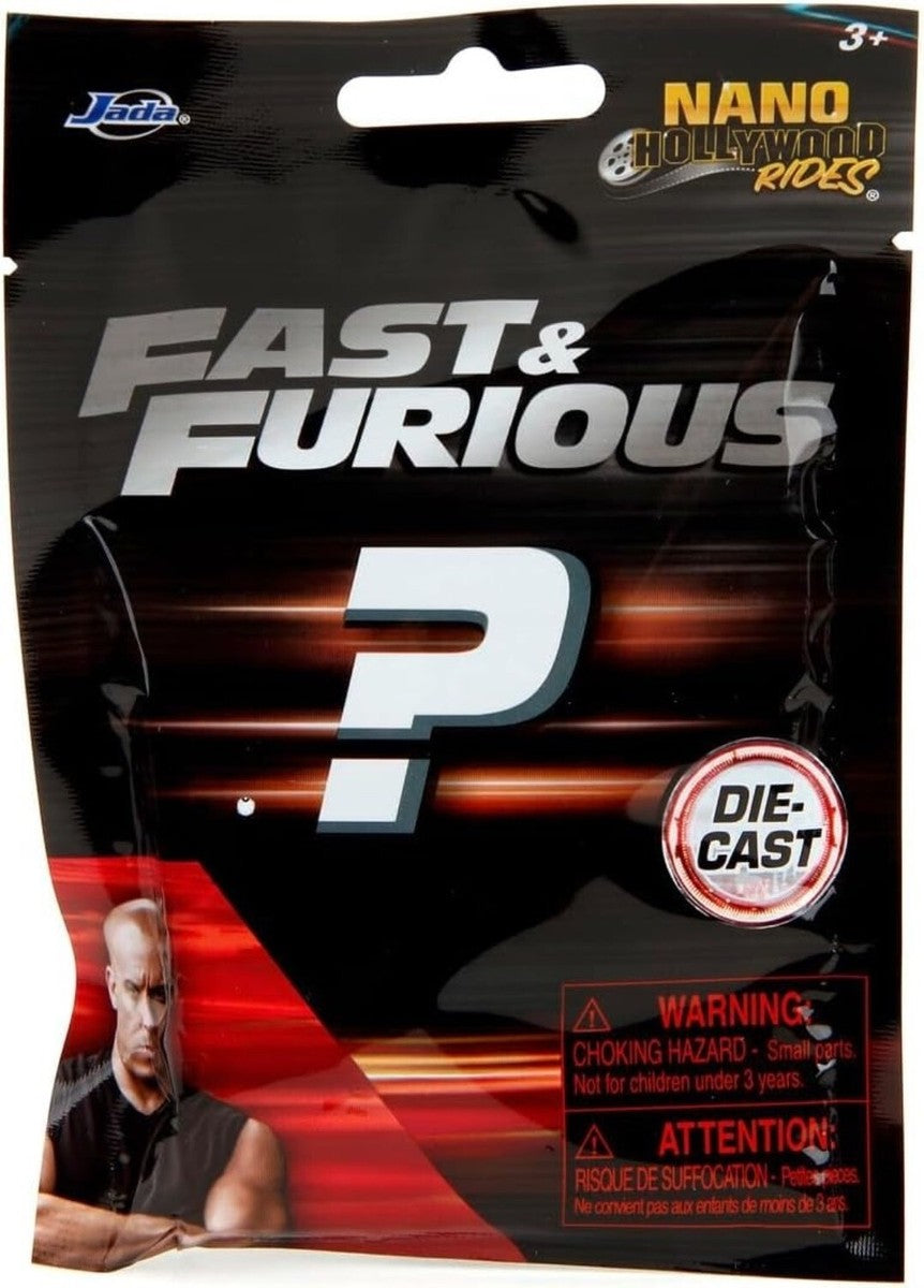 Jada Nano Hollywood Rides Fast & Furious Die-Cast Mystery Blind Bag
 (One Variation Chosen at Random)