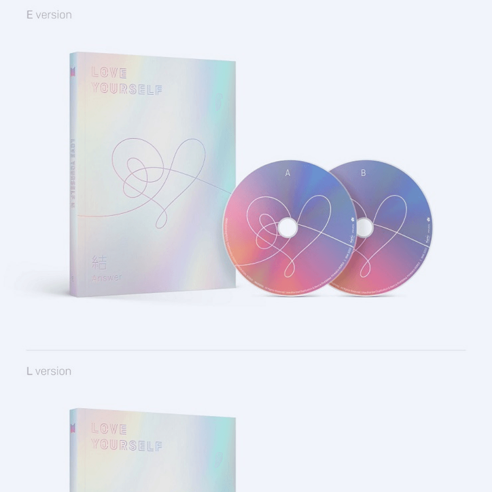 K-POP BTS - LOVE YOURSELF 結 'ANSWER' (2CD) ALBUM S VER.