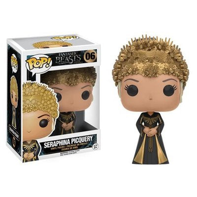 Funko Pop! Fantastic Beasts and Where to Find Them - Seraphina Picquery 06 Figure + Pop Protector (Box Wear)