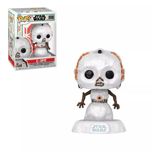 Funko Pop! Star Wars Holiday Edition C-3PO 559 + Free Protector