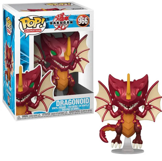 Funko Pop! Bakugan Battle Brawlers Dragonoid 966 + Free Protector