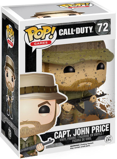 Funko Pop! Call of Duty - Capt. John Price 72 (VAULTED) + Free Protector