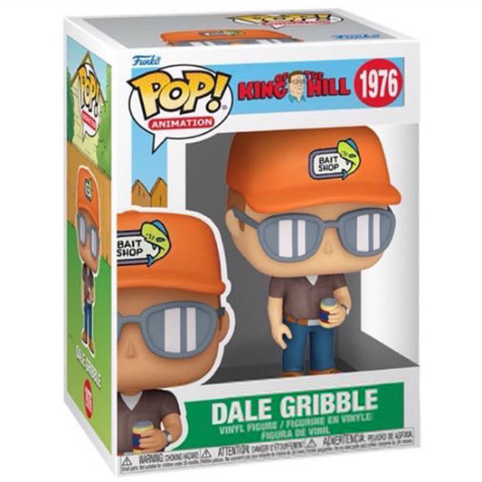 Funko Pop! King of the Hill - Dale Gribble 1976 Figure + Pop Protector