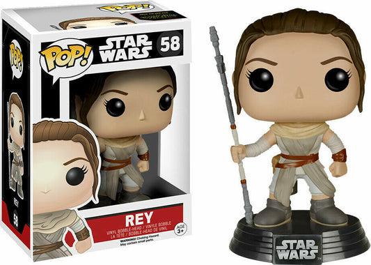 Funko Pop! Star Wats Rey 58 + Free Protector (VAULTED)