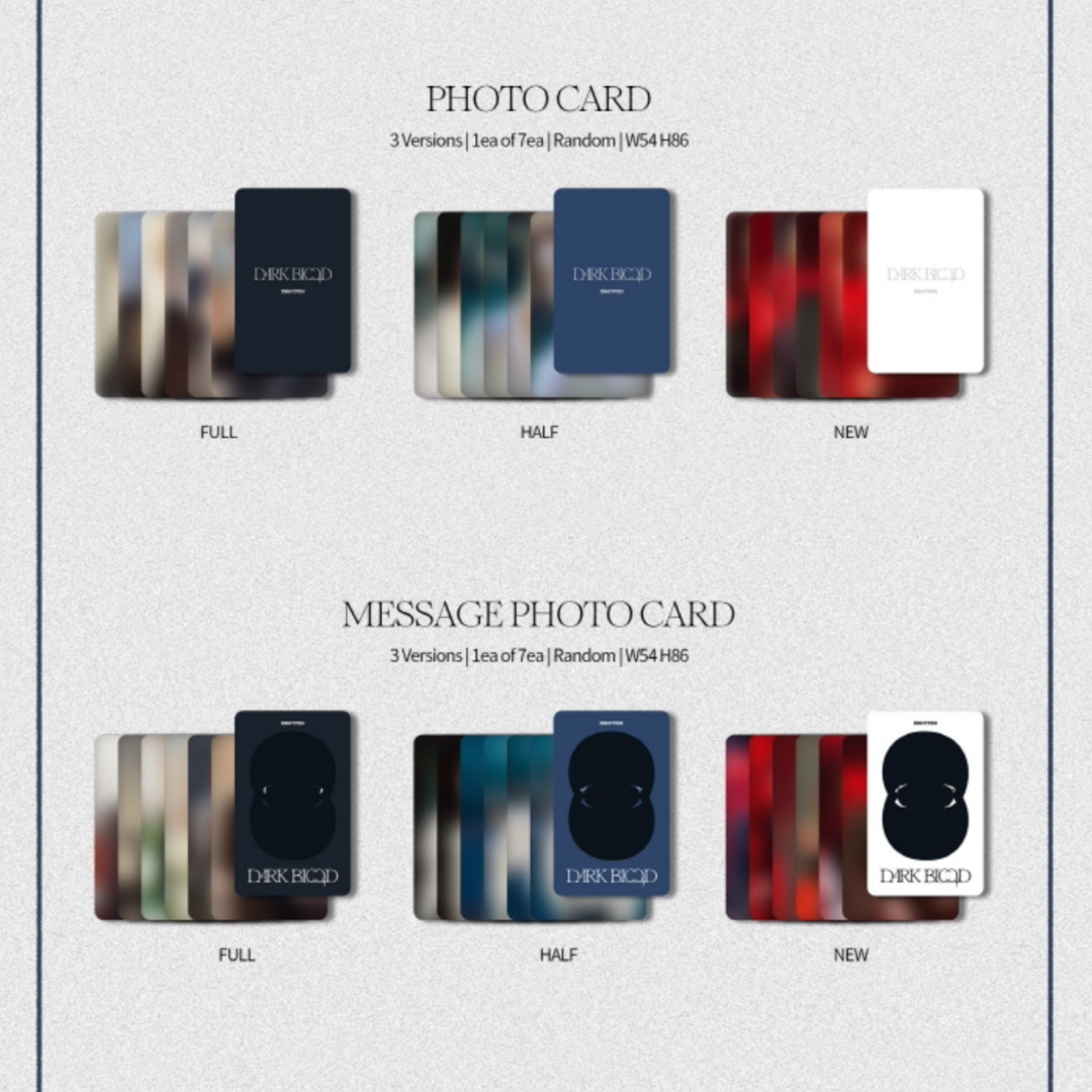 K-POP ENHYPEN - DARK BLOOD ALBUM (3 VERSIONS)