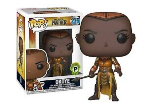 Funko Pop! Marvel Black Panther - Okoye 275 Popcultcha Exclusive (VAULTED) + Free Protector