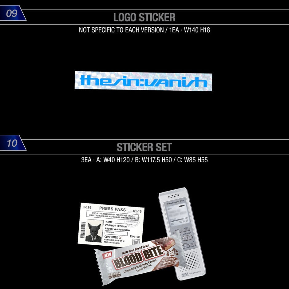 K-POP ENHYPEN - 7TH MINI ALBUM [THE SIN : VANISH] (3 VERSIONS)