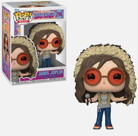 Funko Pop! Rocks: Janis Joplin 296 + Free Protector