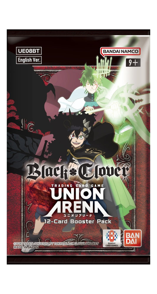 UNION ARENA 12-CARD BOOSTER PACK Black Clover [UE08BT] (One Variation at Random)