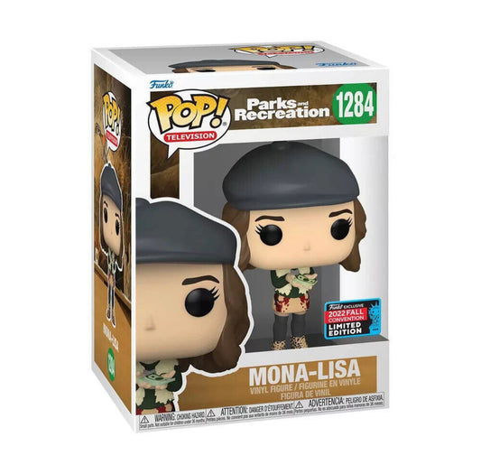 Funko Pop! Parks and Recreation Mona-Lisa 1284 NYCC 2022 Fall Convention Exclusive + Free Protector