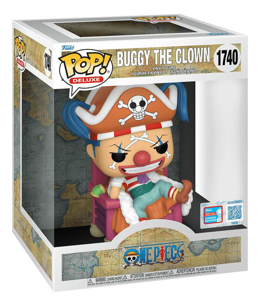 Funko Pop! One Piece - Buggy The Clown 1740 Deluxe 6-Inch Funko 2024 NYCC Fall Convention Exclusive Figure