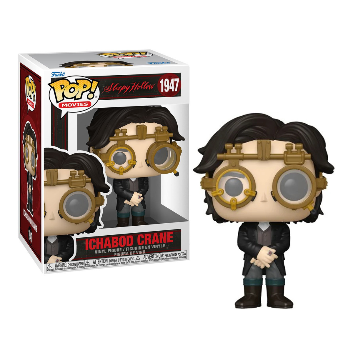 Funko Pop! Sleepy Hollow : Ichabod Crane 1947 Figure + Pop Protector
