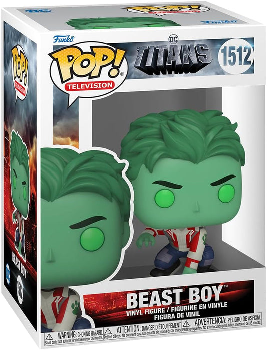 Funko Pop! DC Titans - Beast Boy 1512 + Free Protector