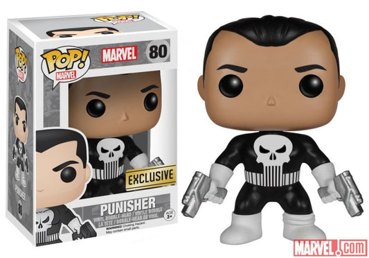 Funko Pop! Marvel Punisher 80 (VAULTED) (slight box ware) + Free Protector