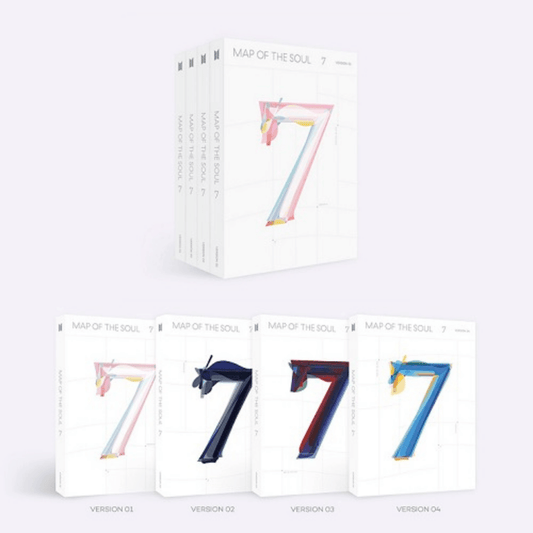 K-POP BTS - MAP OF THE SOUL: 7 ALBUM (4 VERSIONS)