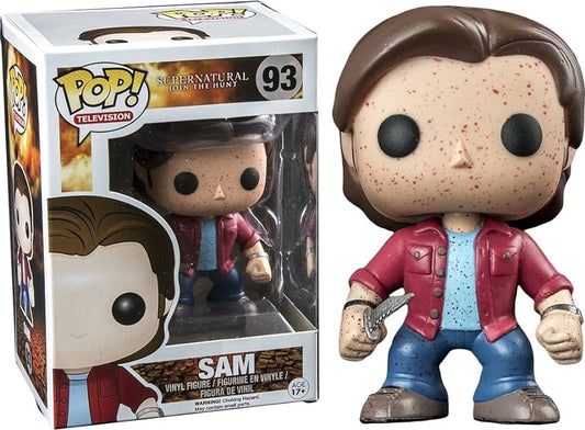 Funko Pop! Supernatural Join The Hunt Sam 93 + Free Protector (VAULTED)