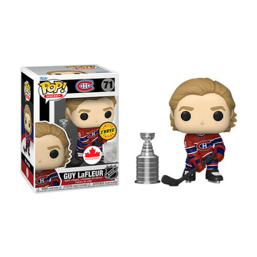 Funko Pop! Hockey NHL Guy LaFleur 71 Canada Exclusive CHASE Edition + Free Protector