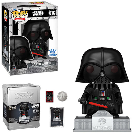 Funko Pop Classics! Star Wars Darth Vader Limited Edition 10,000 PCS Vault Box Tin
