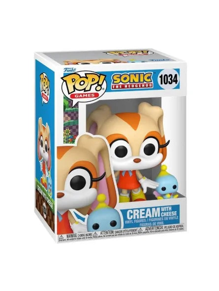 Funko Pop! Sonic The Hedgehog: Cream with Cheese 1034 + Pop Protector