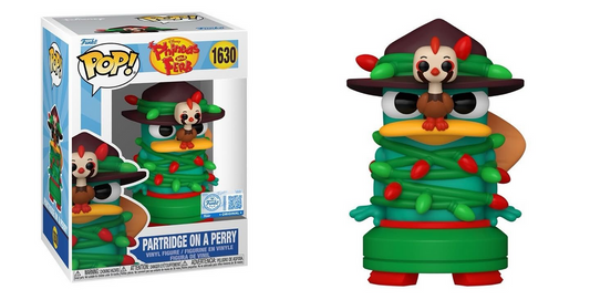 Funko Pop! Disney Phineas and Ferb - Partridge on a Perry 1630 Funko Special Edition Figure + Pop Protector