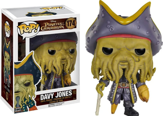 Funko Pop! Disney Pirates of the Caribbean Davy Jones 174 + Free Protector
