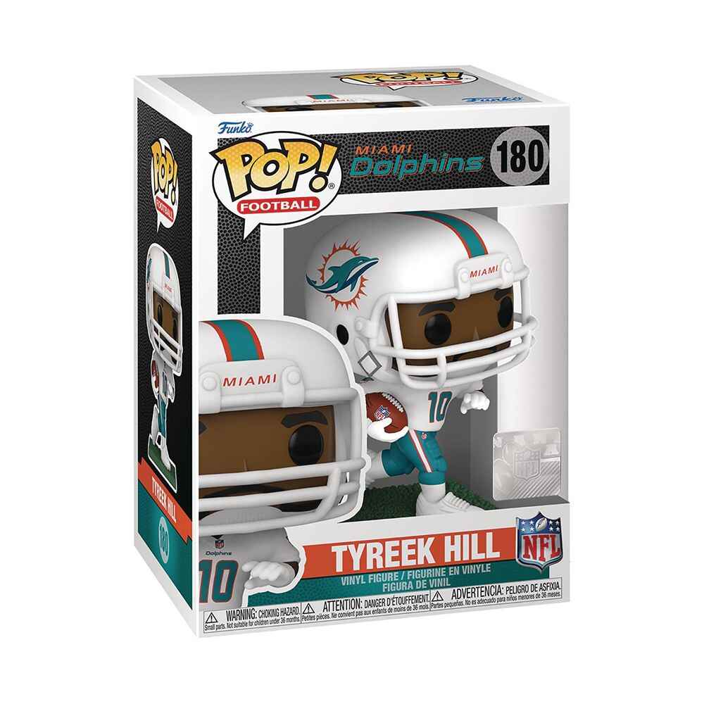 Funko Pop! NFL Football Miami Dolphins Tyreek Hill 180 + Free Protector