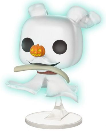 Funko Pop! Disney The Nightmare Before Christmas - Zero with Bone 336 GLOWS IN THE DARK CHASE Figure + Pop Protector