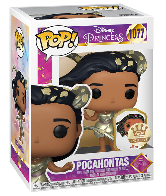 Funko Pop! Disney Ultimate Princess Celebration Pocahontas 1077 Funko Exclusive + Free Protector