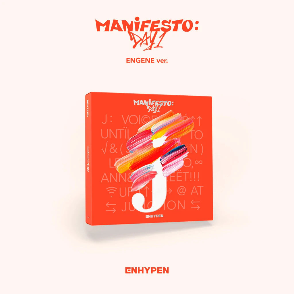 K-POP ENHYPEN - MANIFESTO : DAY 1 (ENGENE VER.) J VER.