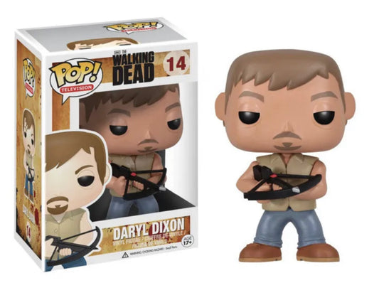 Funko Pop! The Walking Dead - Daryl Dixon 14 + Free Protector (small box ware)(VAULTED)