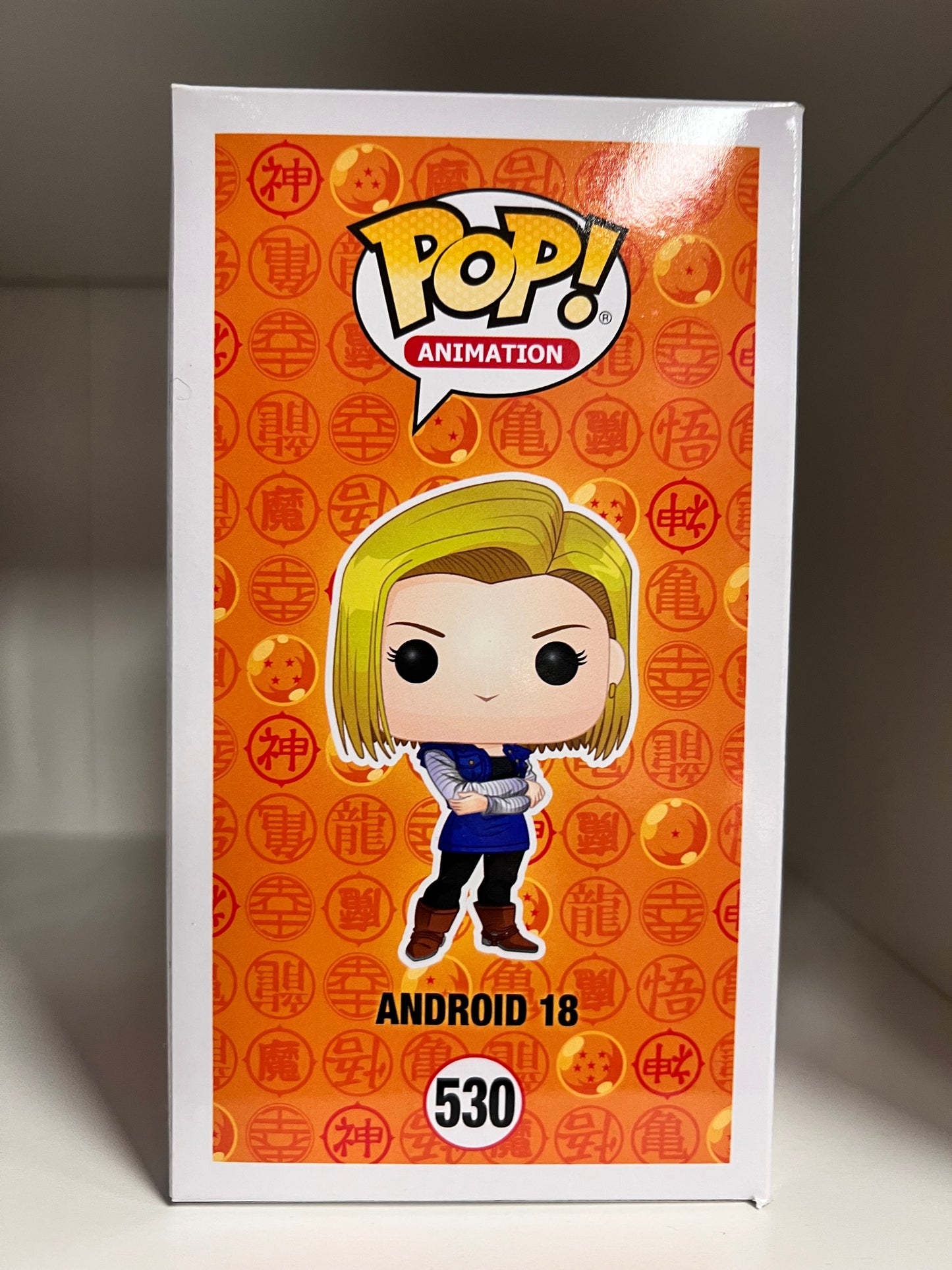 Funko Pop! Dragon Ball Z - JSA Certified Autograph Signed by Colleen Clickenbeard Android 18 530 Figure + Pop Protector