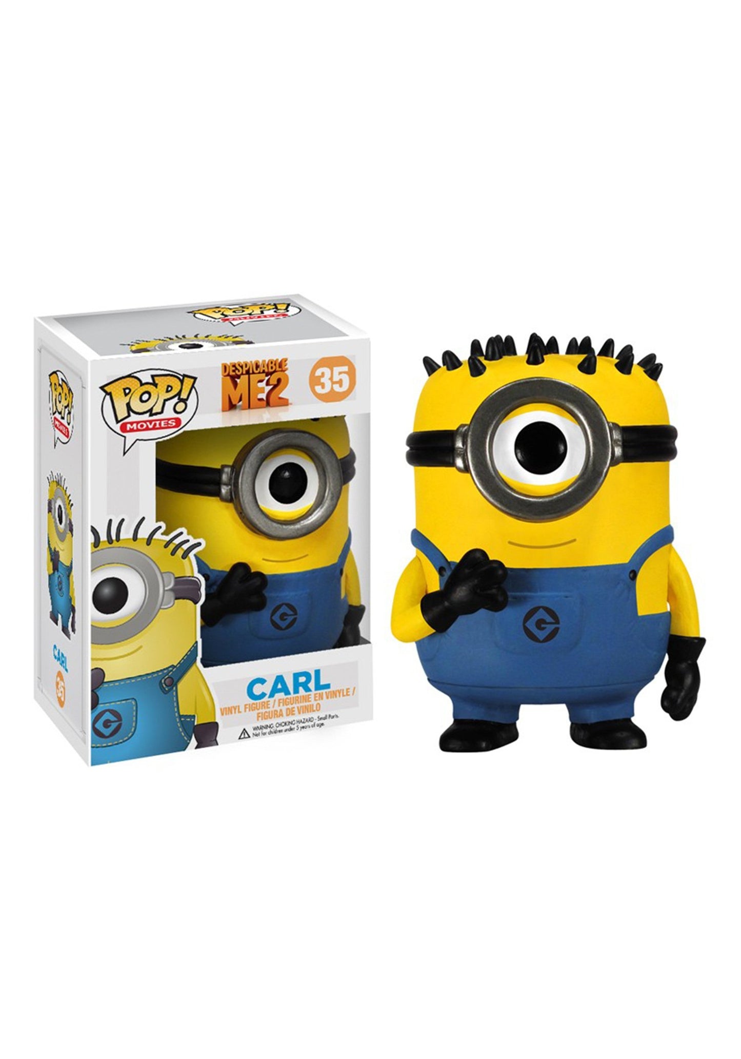 Funko Pop! Despicable Me 2 - Carl 35 (VAULTED) + Free Protector