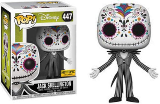 Funko Pop! Disney Tim Burton’s The Nightmare Before Christmas - Jack Skellington 447 Hot Topic Exclusive Figure + Pop Protector