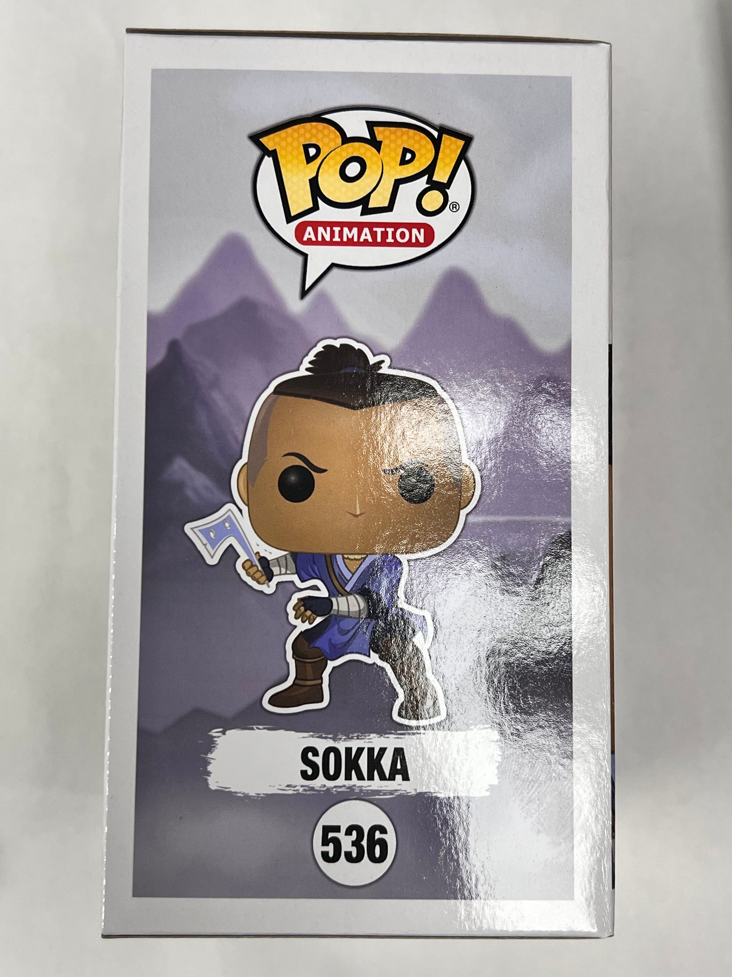 Funko Pop! Avatar The Last Airbender SIGNED BY IAN LUKE OUSLEY - Sokka 536 Figure + Pop Protector