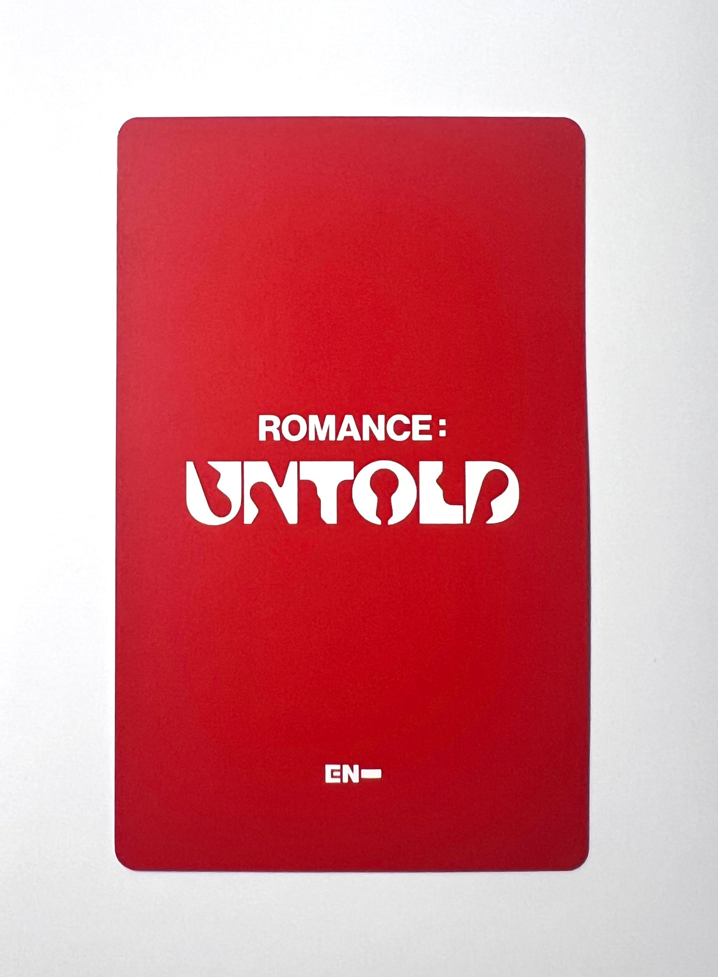 K-pop Enhypen Kim Sunoo Romance : Untold Weverse Album Ver Official Photocard