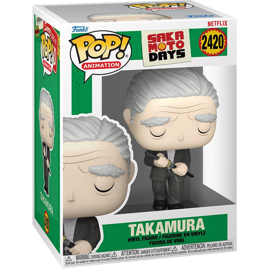 Funko Pop! Sakamato Days - Takamura 2420 Figure + Pop Protector