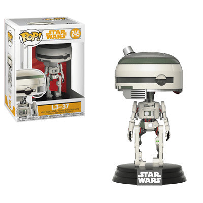 Funko Pop! Star Wars - L3-27 245 Figure + Pop Protector (Box Discolouration)