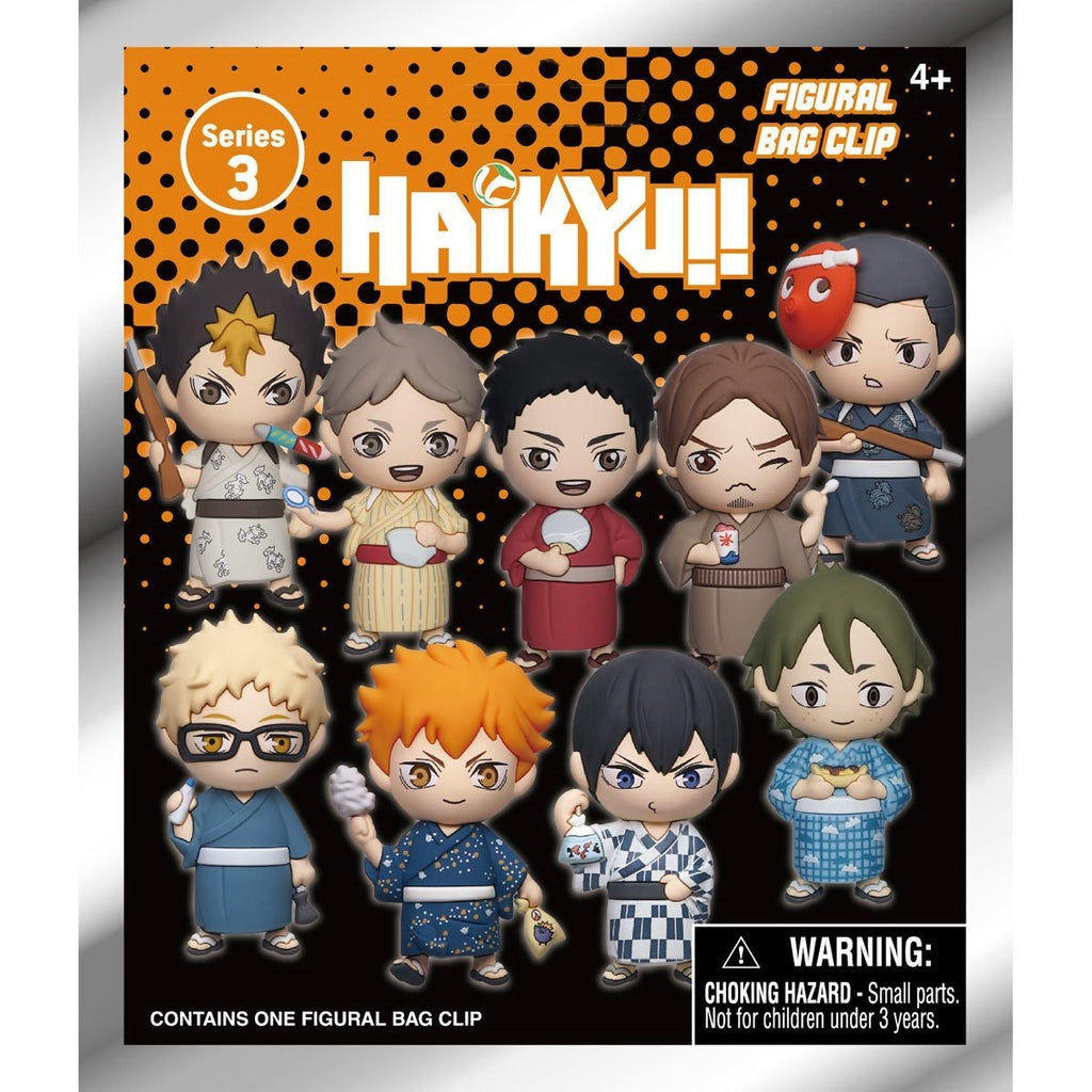 Haikyu!! Series 3 3D Foam Bag Clip Mystery Bag (One Variation Chosen At Random)