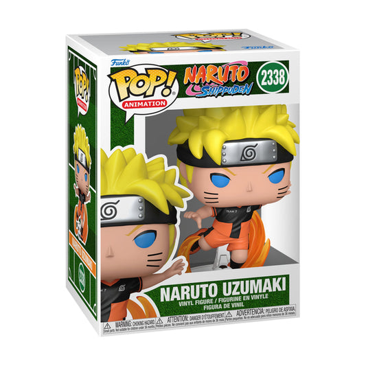 Funko Pop! Naruto Shippuden - Naruto Uzumaki 2338 Figure + Pop Protector
