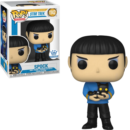 Funko Pop! Original Series Star Trek - Spock 1142 Funko Shop Exclusive + Free Protector